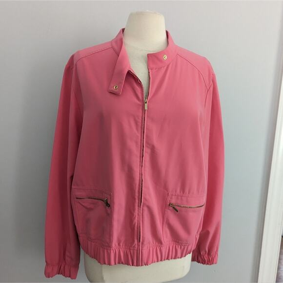 St. John Jackets & Blazers - Women's St. John Pink Coral Blazer XL Small Flaw
